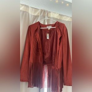 Fringe Suede Jacket
